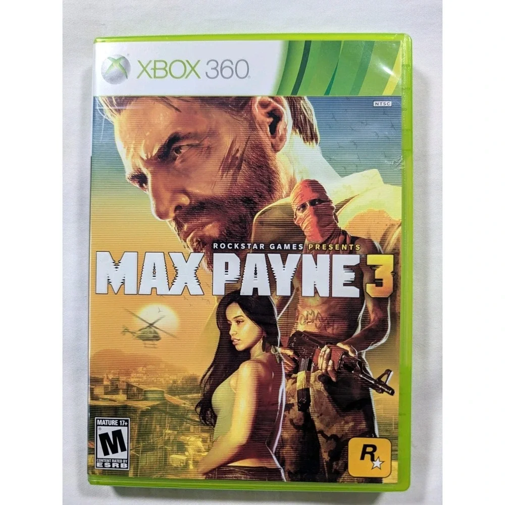 Max Payne 3 (Microsoft Xbox 360, 2012) CIB Complete 2-Disc Set w/ Manual Tested